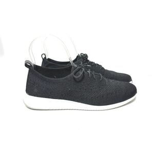 Cole HAAN Women’s  2.ZERØGRAND Stitchlite Oxford Sneakers  Black Knit Size 7